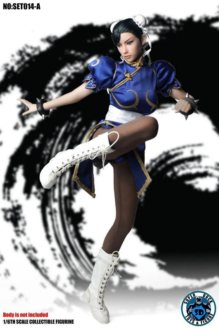 1:6 Chun-Li Blue Seamless Figure