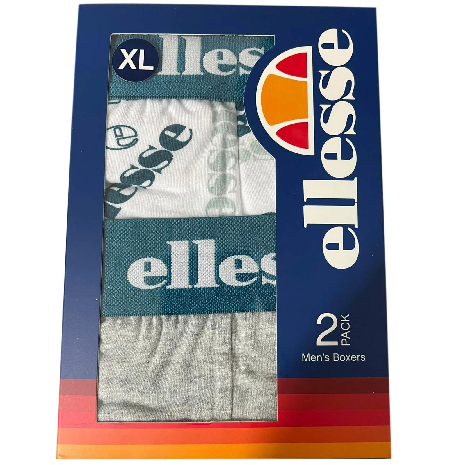 2 Pack Ellesse Mens Boxer - S