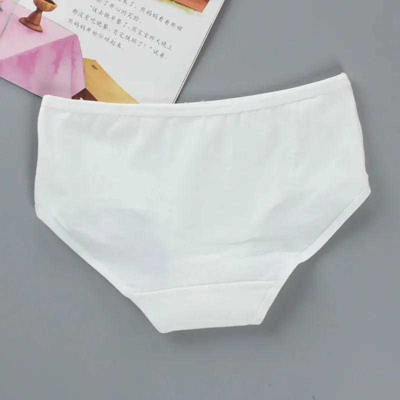 3PC Teenager Briefs Girls Underwear Cotton Briefs Sports Letters Breathable Briefs Pupils 8-12-14 Years