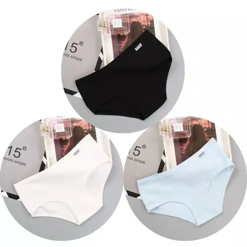 3PC Teenager Briefs Girls Underwear Cotton Briefs Sports Letters Breathable Briefs Pupils 8-12-14 Years