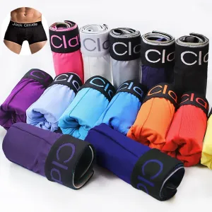 4 Pack Underwear Men's Underpants Panties Comfortable Breathable  Boxer Trunks