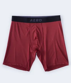 Aeropostale 6.5" Marled Knit Boxers, Red