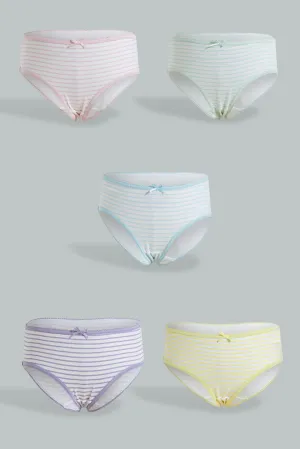 Assorted Striped Boxer Briefs (Pack Of 5)