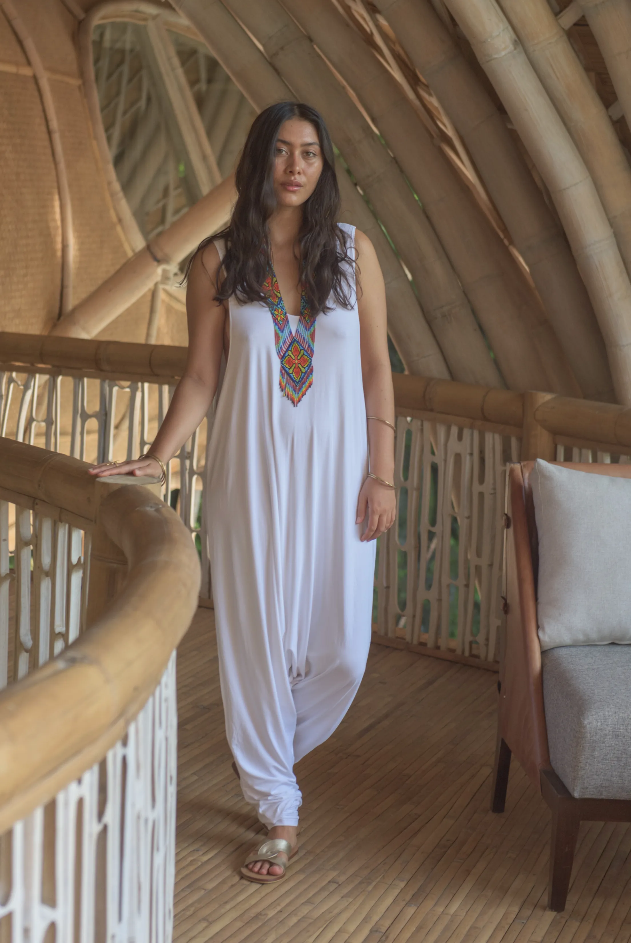 BAGGY JUMPSUIT WHITE