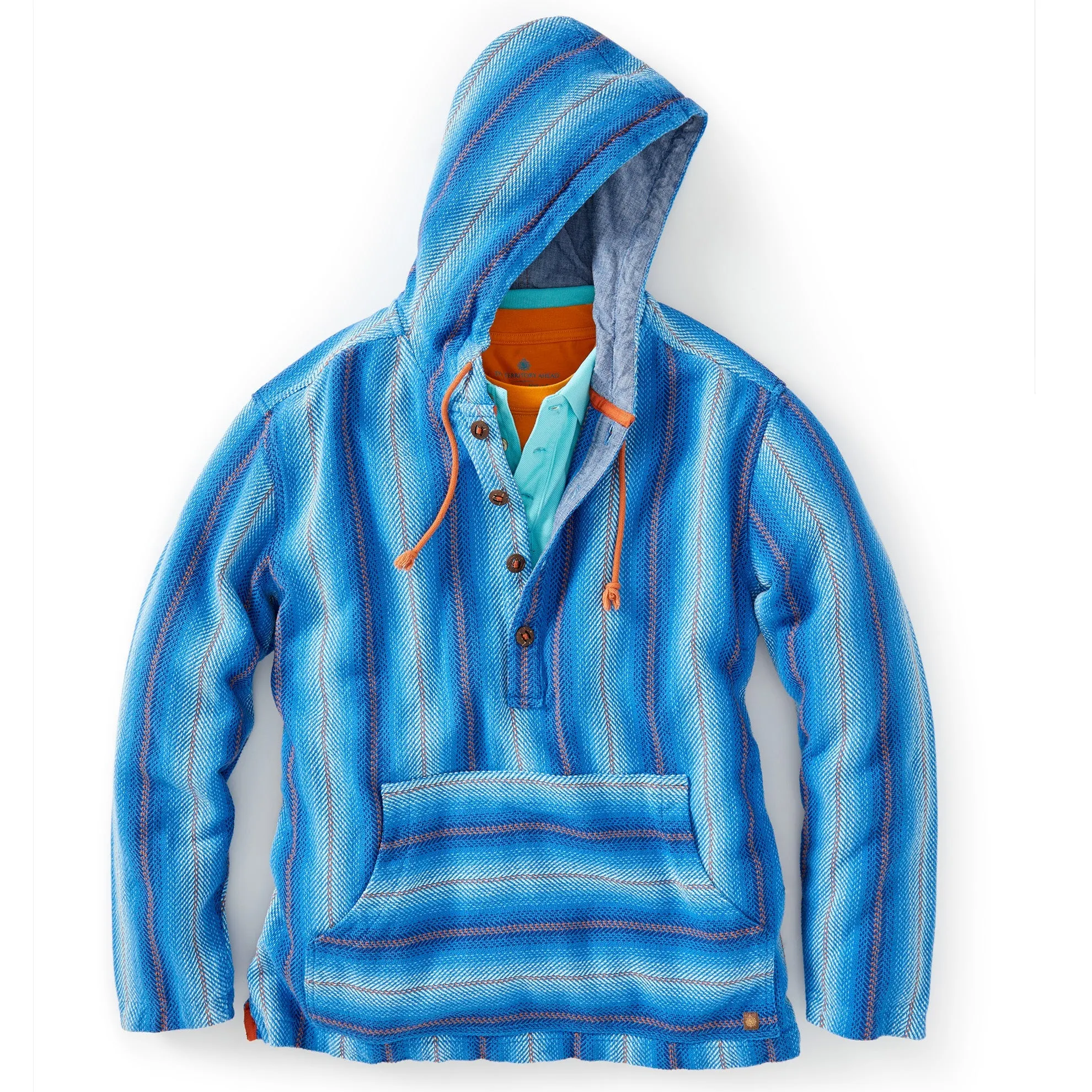 Baja Lagoon Striped Hoodie