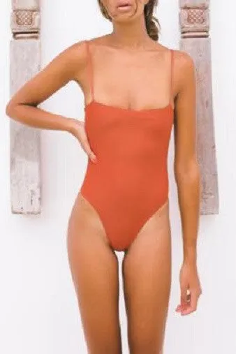 Bayu The Label Ambon One-Piece in Clay