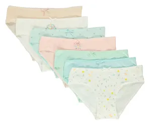 Bebetto Girls Briefs Flowers and Birds 7-Pack (2-7yrs)