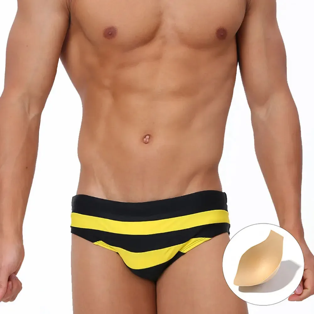 Bee Stripes Swim Brief