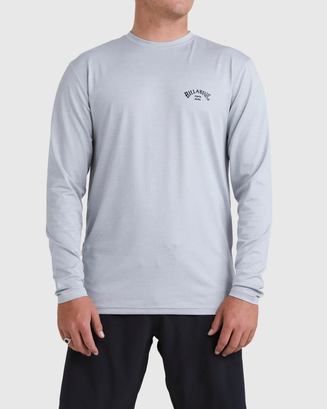 Billabong Shoreline Loose Fit Long Sleeve Rashie - Light Grey Heather