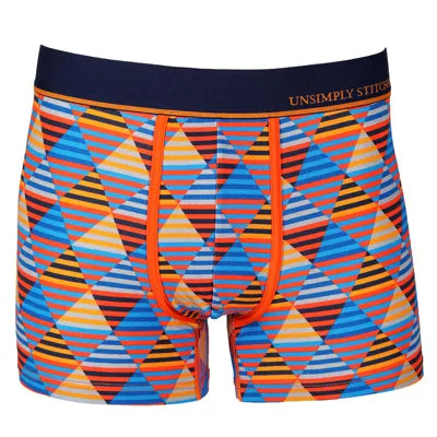 Diamond Stripe Boxer Trunk