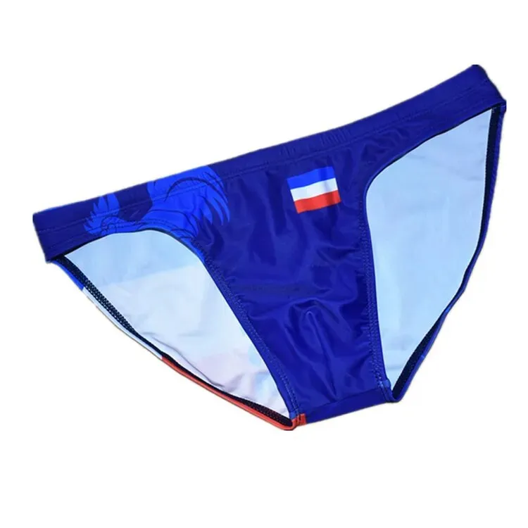 France Flag Low Cut Swim Brief