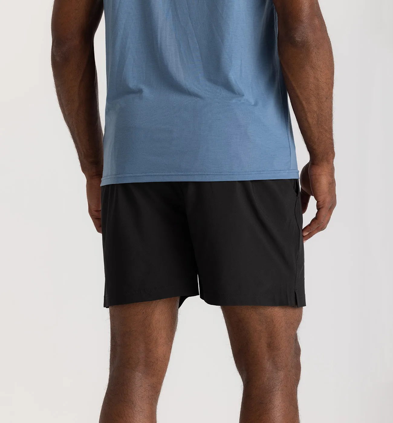 Free Fly Men's Bamboo-Lined Active Breeze Short – 5.5" - BLACK