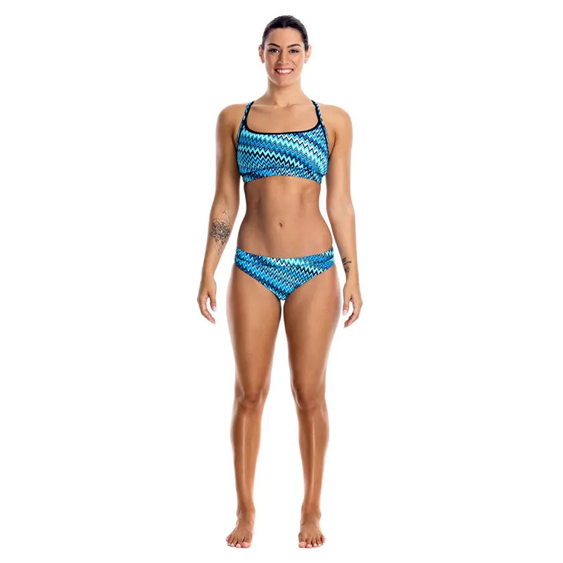 Funkita - Static Blur - Ladies Bikini Sports Brief