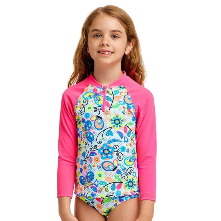 Funkita Toddler Zippy Rash Vest-Garden Gift