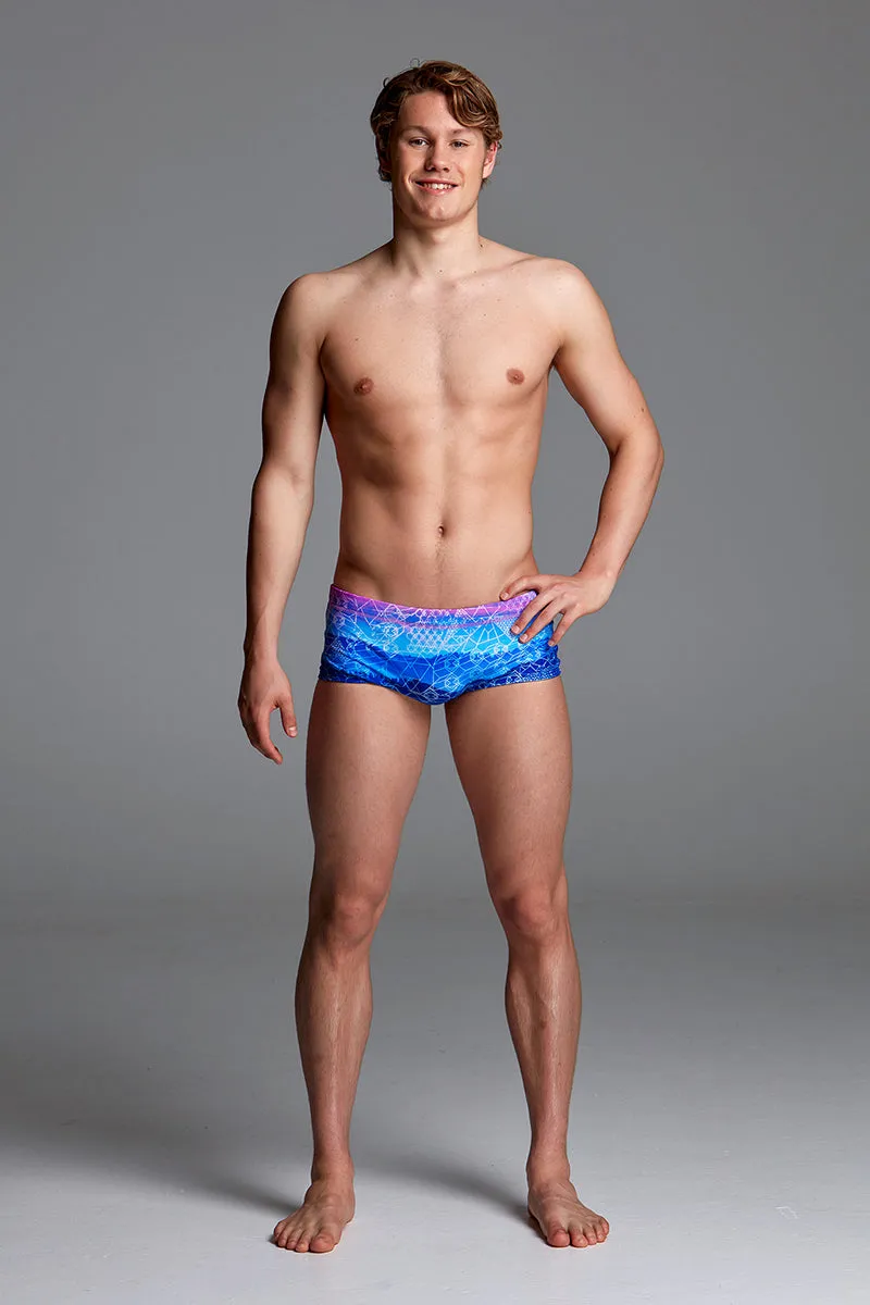 Funky Trunks - Mount Up Mens Plain Front Trunks