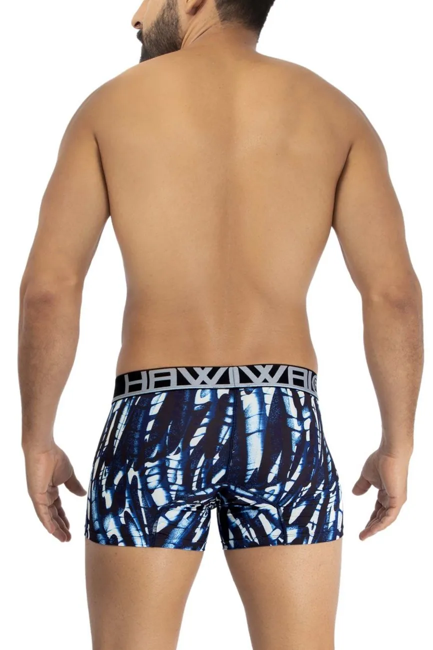 HAWAI 42172 Printed Microfiber Trunks Color Dark Blue