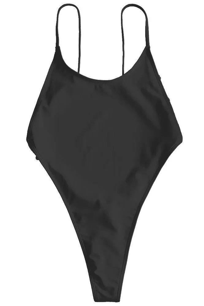 High Fork Backless Swimsuit