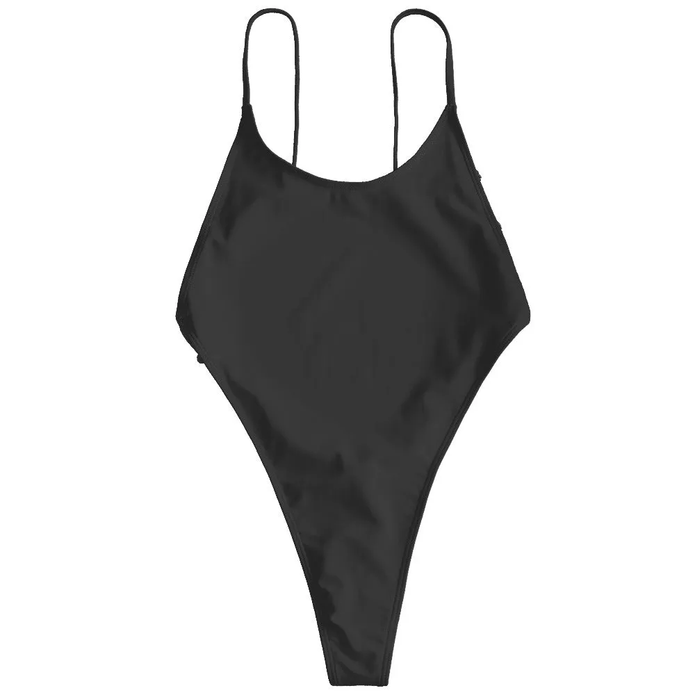 High Fork Backless Swimsuit