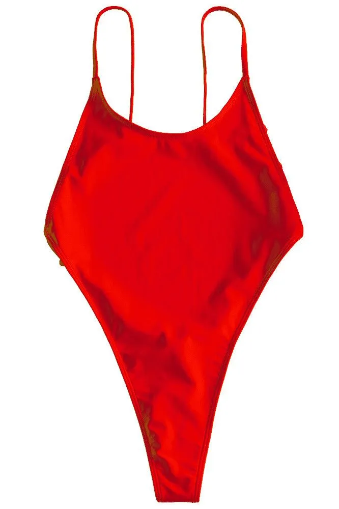 High Fork Backless Swimsuit