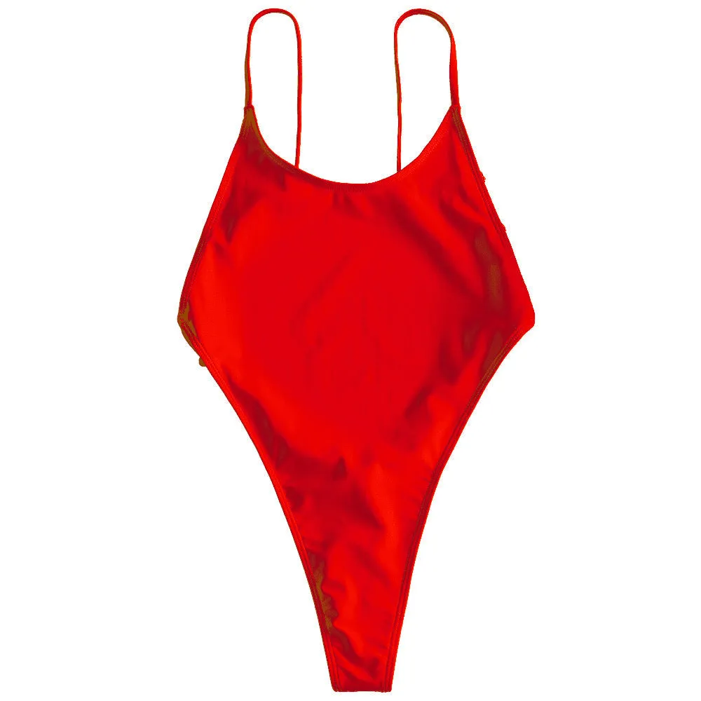 High Fork Backless Swimsuit