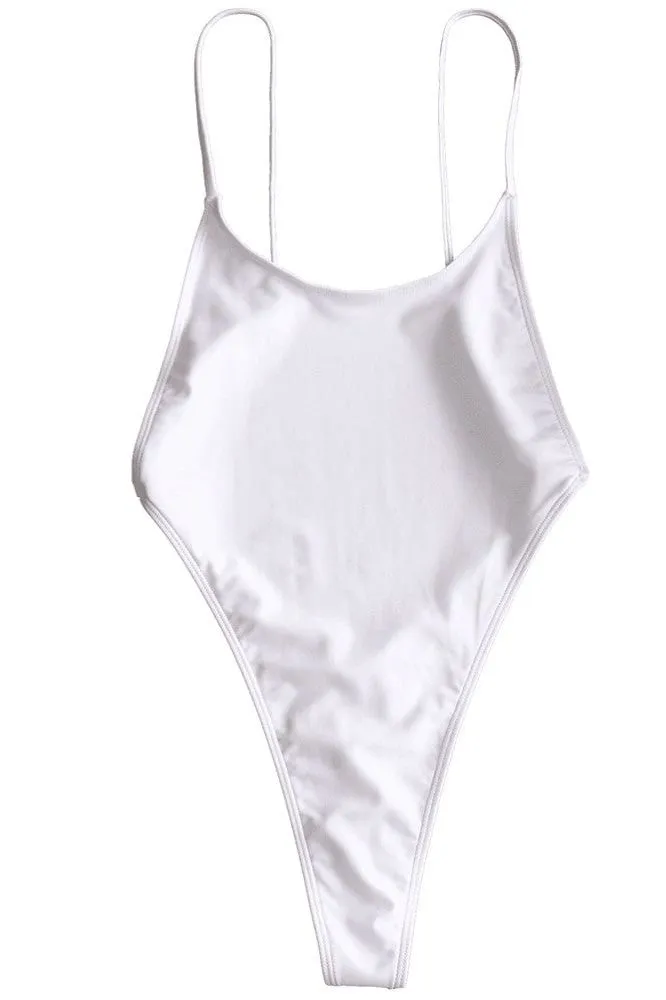 High Fork Backless Swimsuit