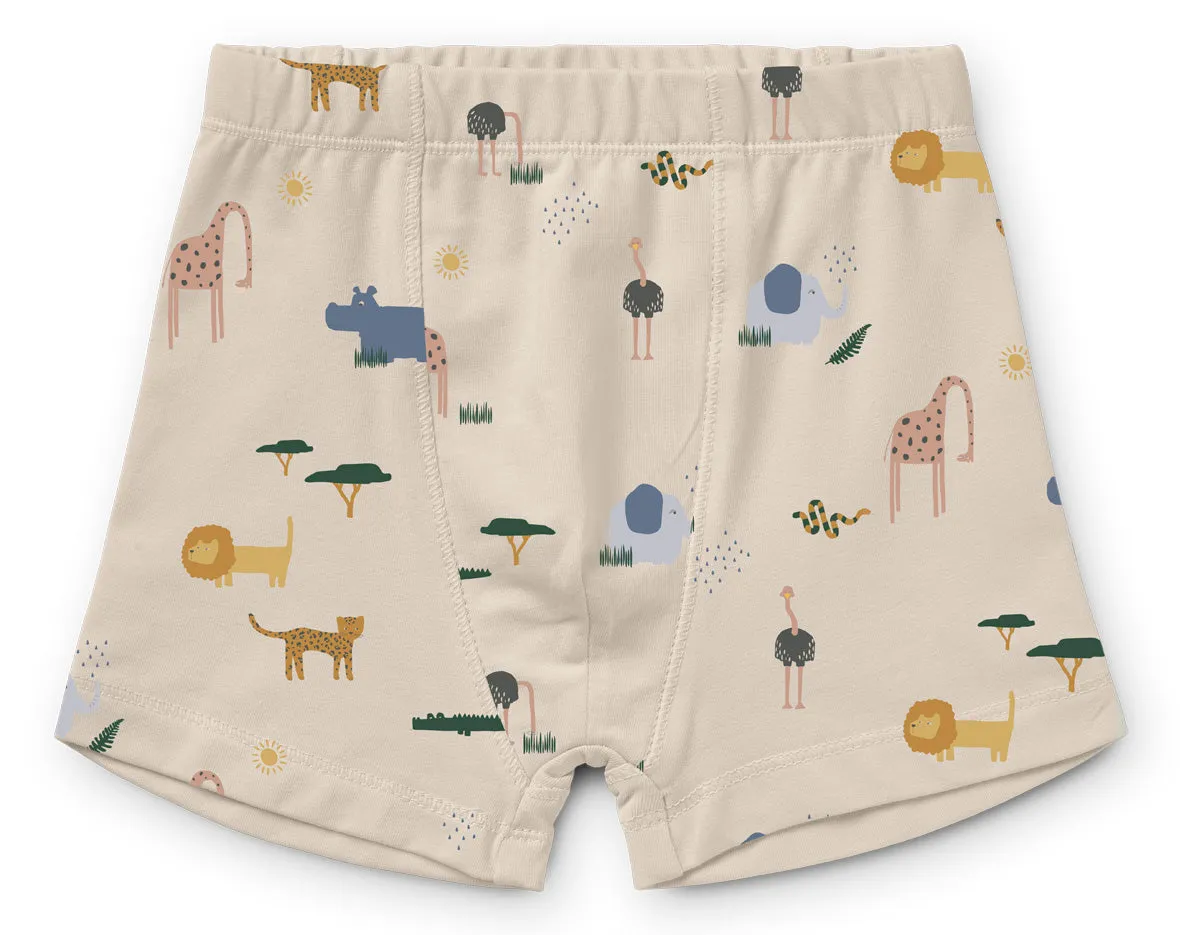 Liewood Felix Boxers 3-Pack | Safari Sandy Mix