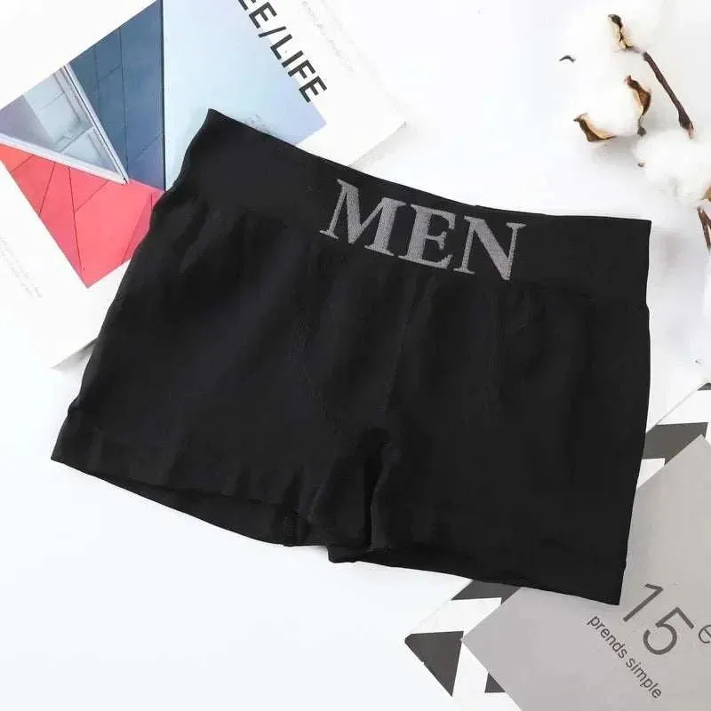 Men's Letter Print Boxer Briefs