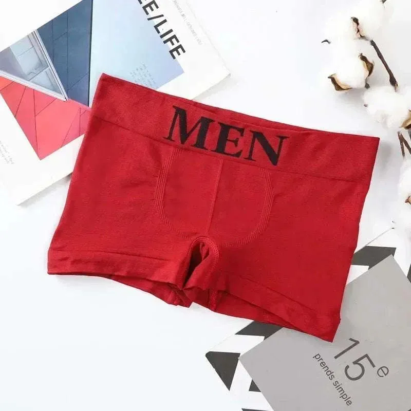 Men's Letter Print Boxer Briefs