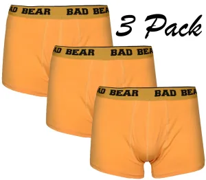 Mens Plain Cotton Boxers - Pack of 3