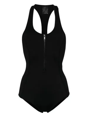 Neoprene T Back One Piece | Black