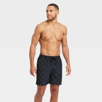 New - Goodfellow & Co Men's Swim Trunk Shorts Swimwear Quick Dry Swimsuit