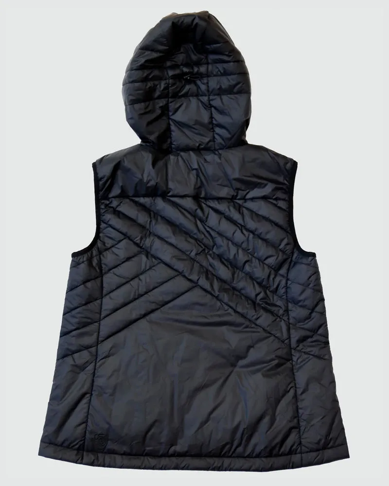 Powerstripe Eco-Friendly Down Hooded Vest