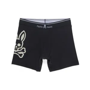 Psycho Bunny Mens Single Pack Boxer Briefs - Black