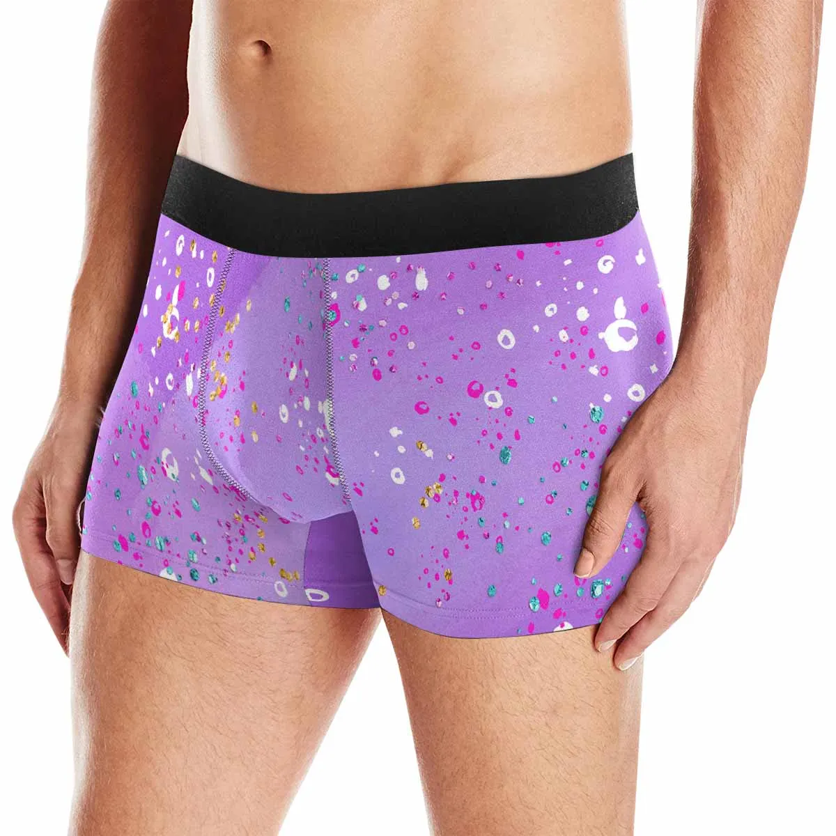 Purple Splash2  AUS Men's All Over Print Boxer Briefs (Made In AUS)