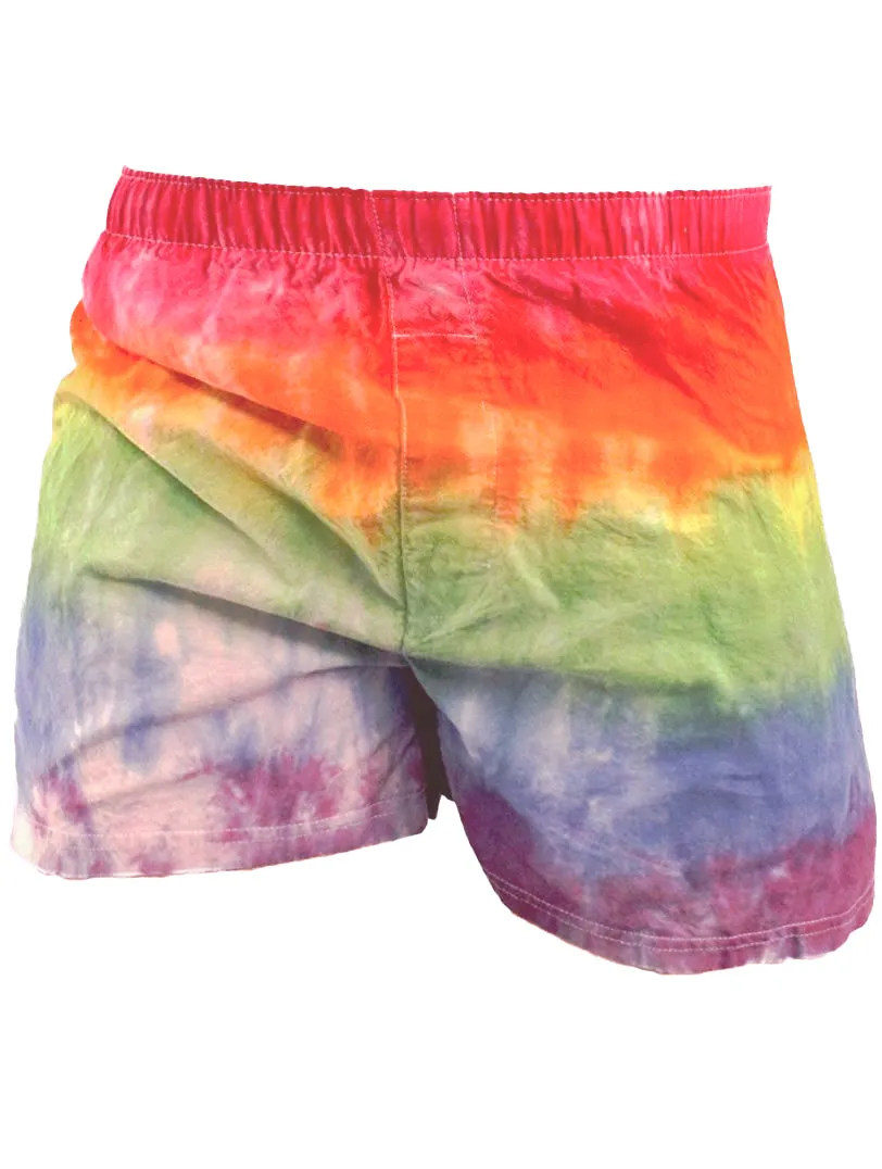 Rainbow Tie-Dye Gay Pride Mens Boxer Short