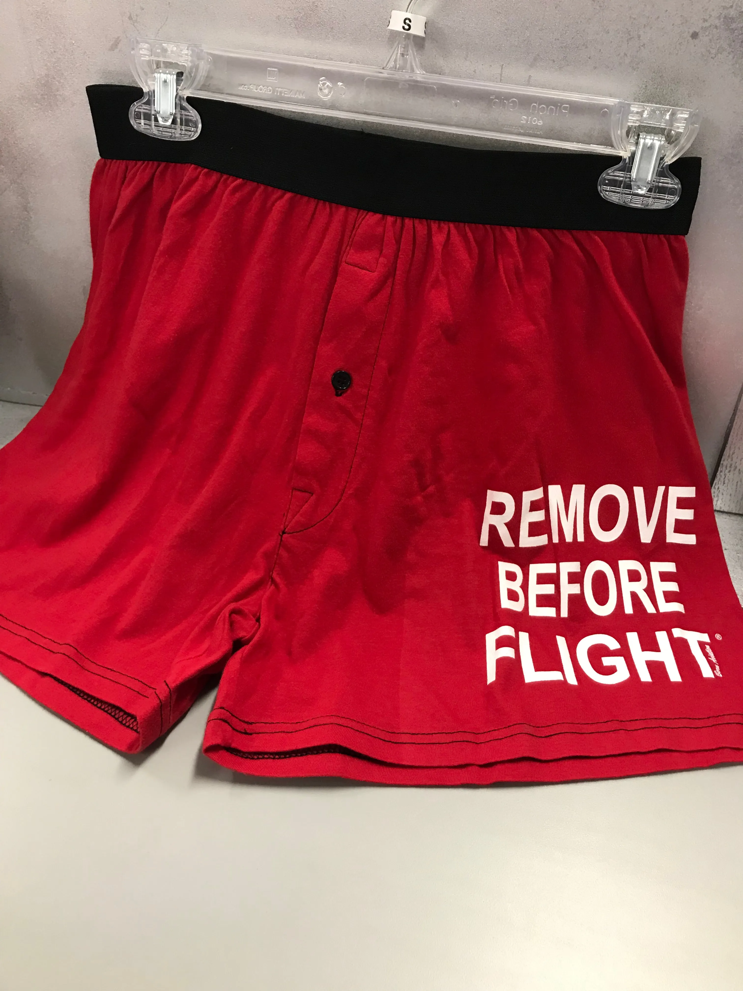 REMOVE BEFORE FLIGHT Boxer Shorts