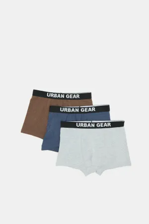 Senior Boys Assorted Boxer Brief Set (Pack of 3)