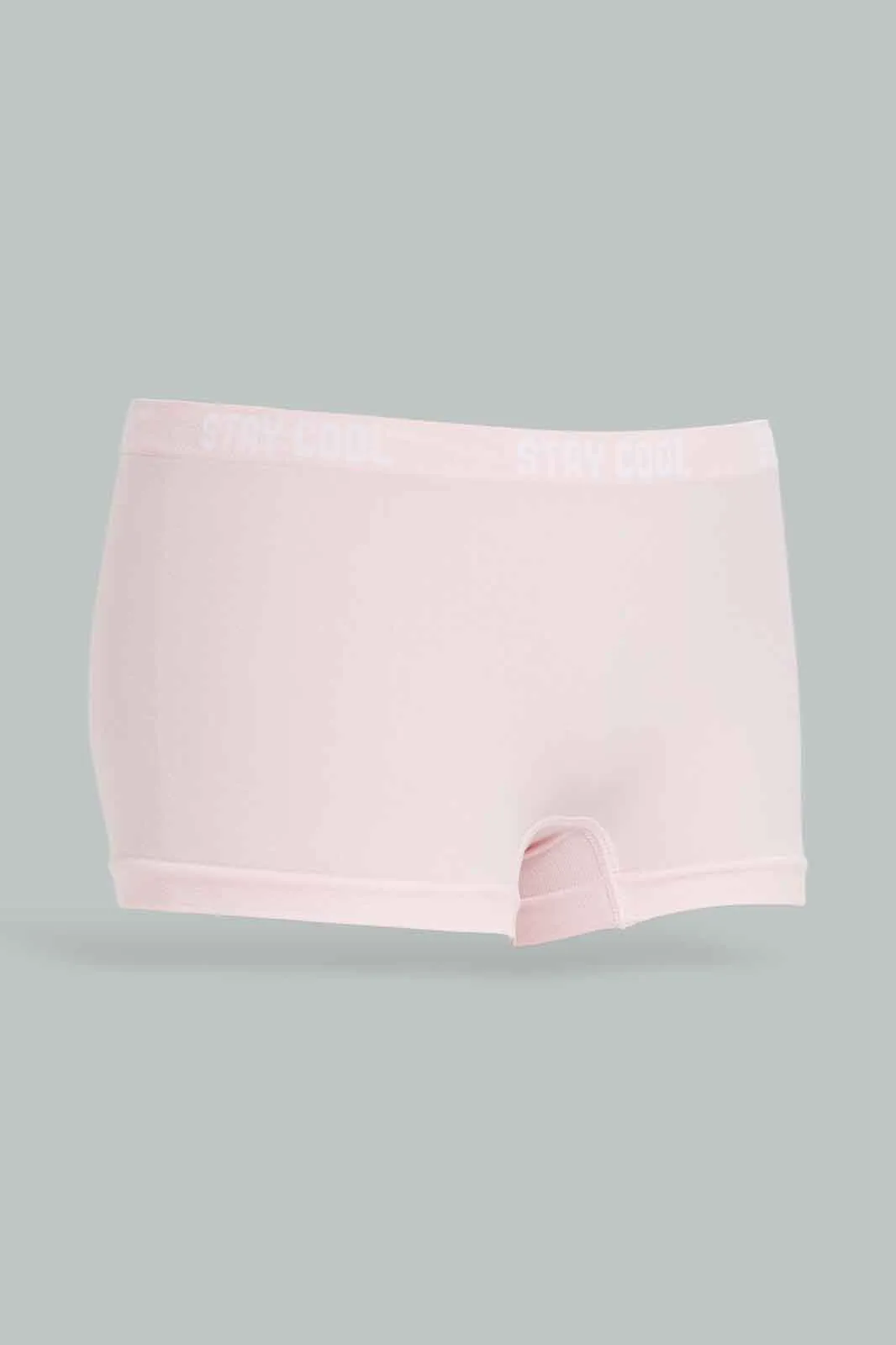 Senior Girls Pink And Blue Boxer Short Set (Pack Of 2)