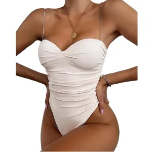 Sexy Ruched One-Piece Swimsuit