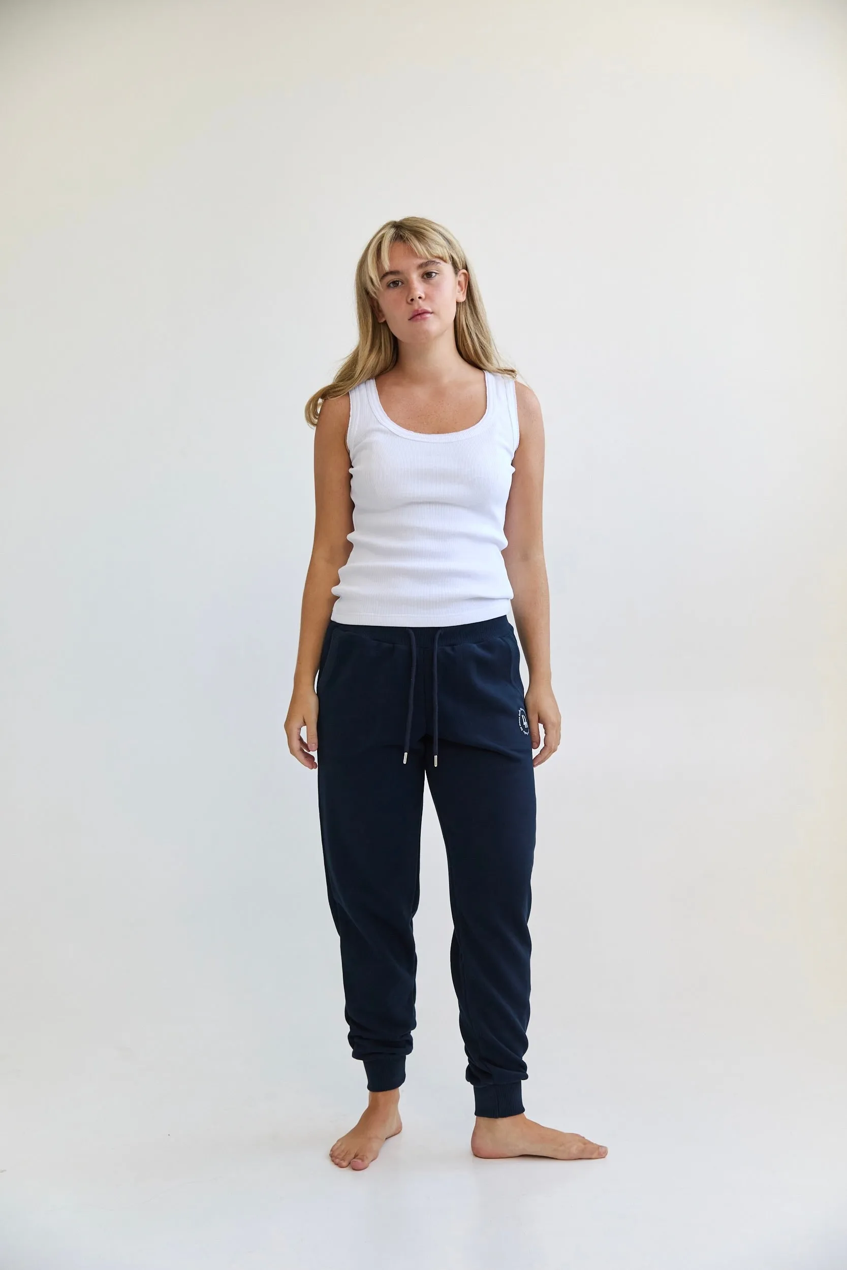 Slim sweatpants -  navy