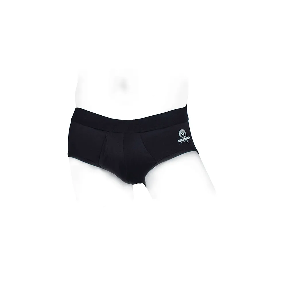 SpareParts Pete Briefs Nylon Packing Underwear Black Size S