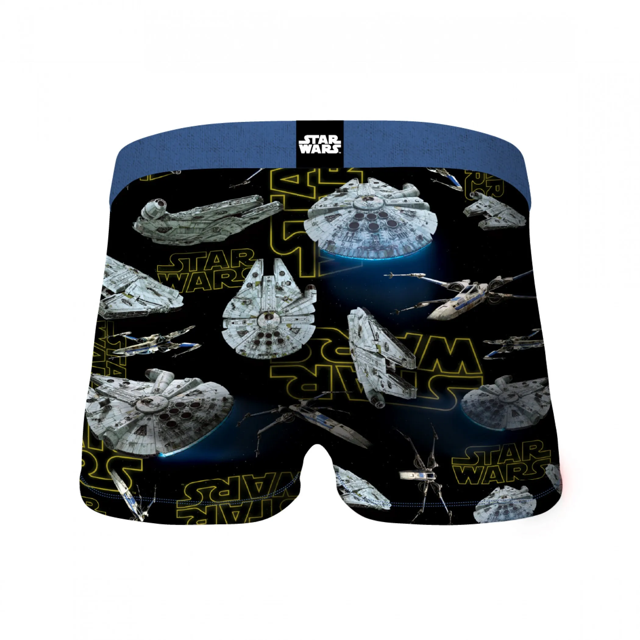 Star Wars Millennium Falcon All Over Print Mens Crazy Boxer Briefs