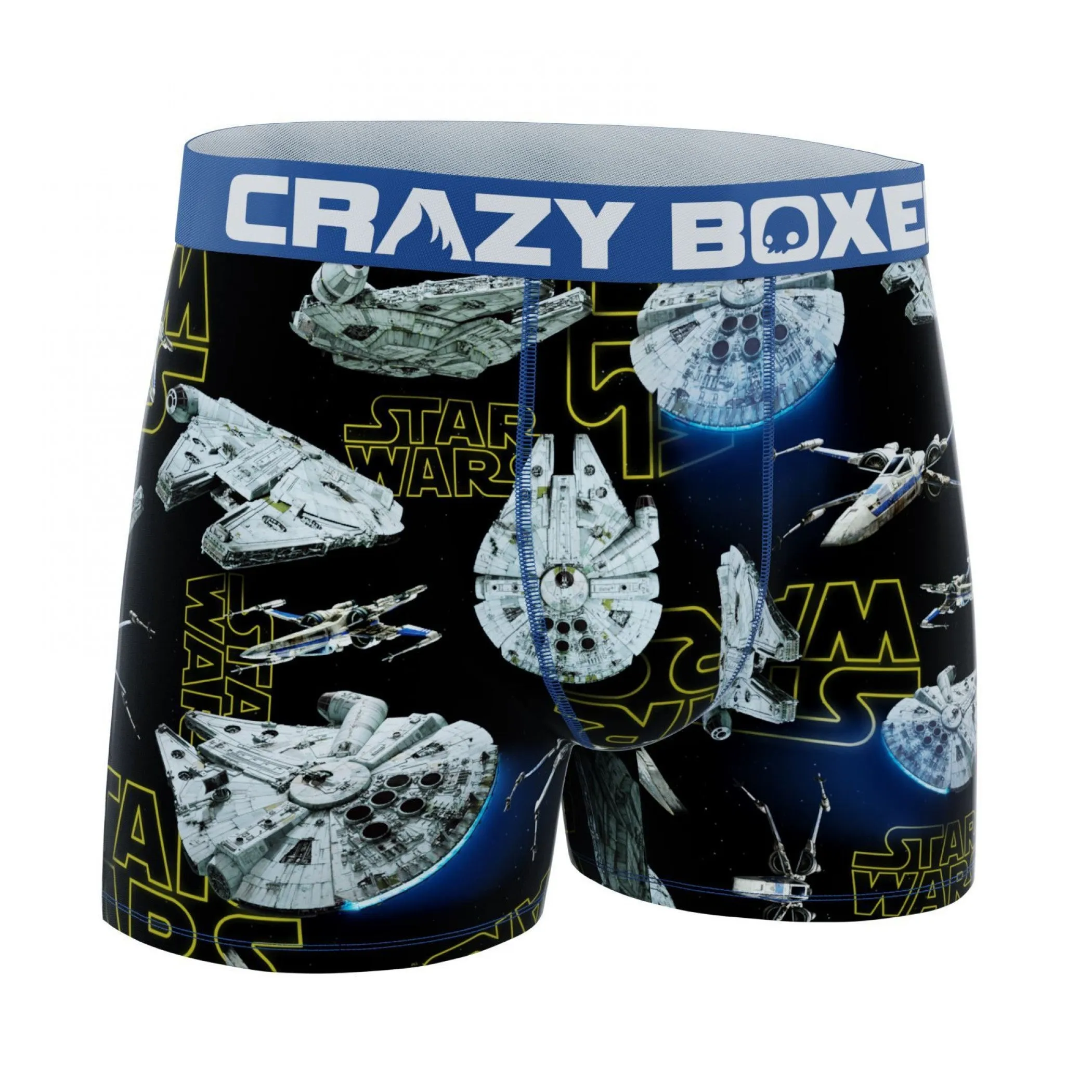 Star Wars Millennium Falcon All Over Print Mens Crazy Boxer Briefs