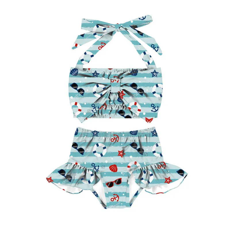 Swimsuit new cross-border hot-selling  version of baby sling  two-piece set swimwear