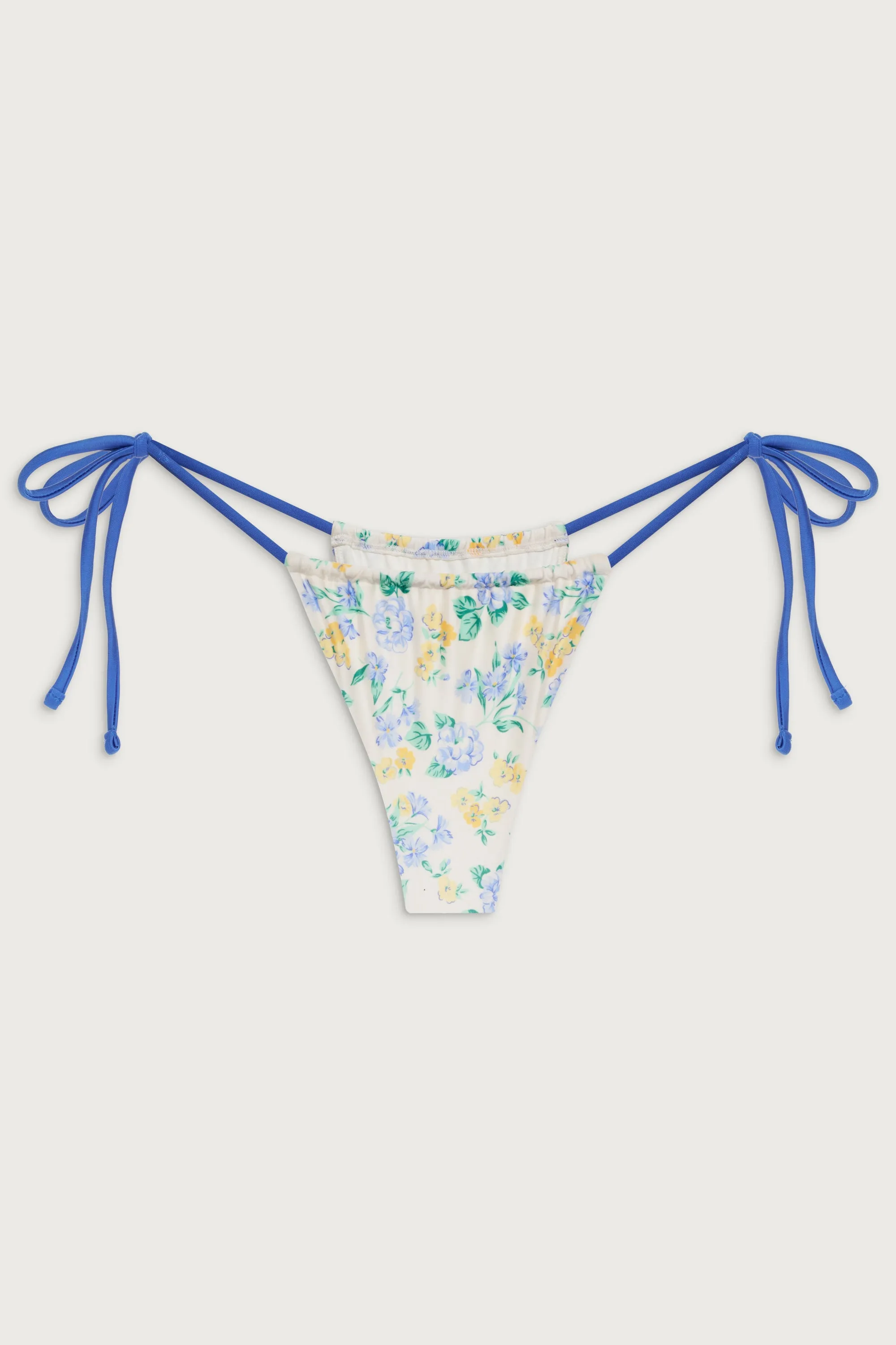 Tia Shine Skimpy Bikini Bottom - Coastal Floral