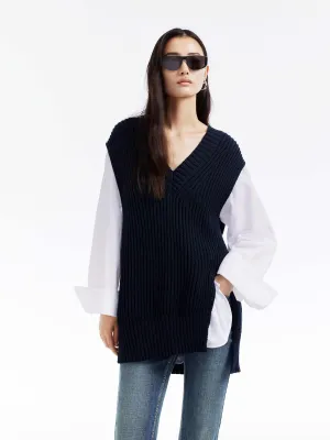 V-neck Set Sweater