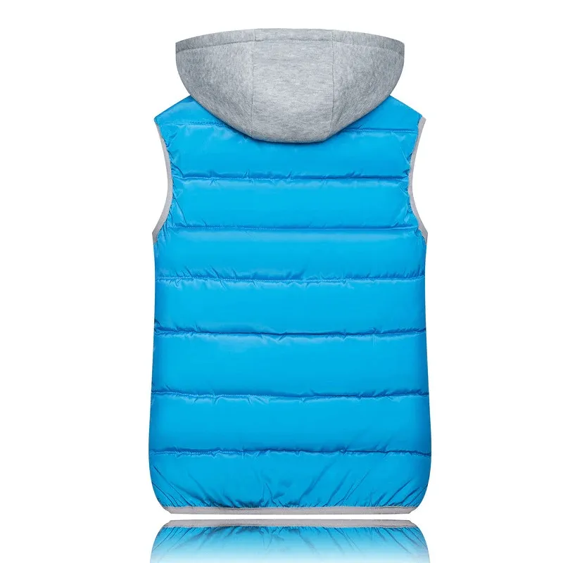 Women's Loose Slim Vest with Hood / Female Zipper Thick Warm Vest - SF0071