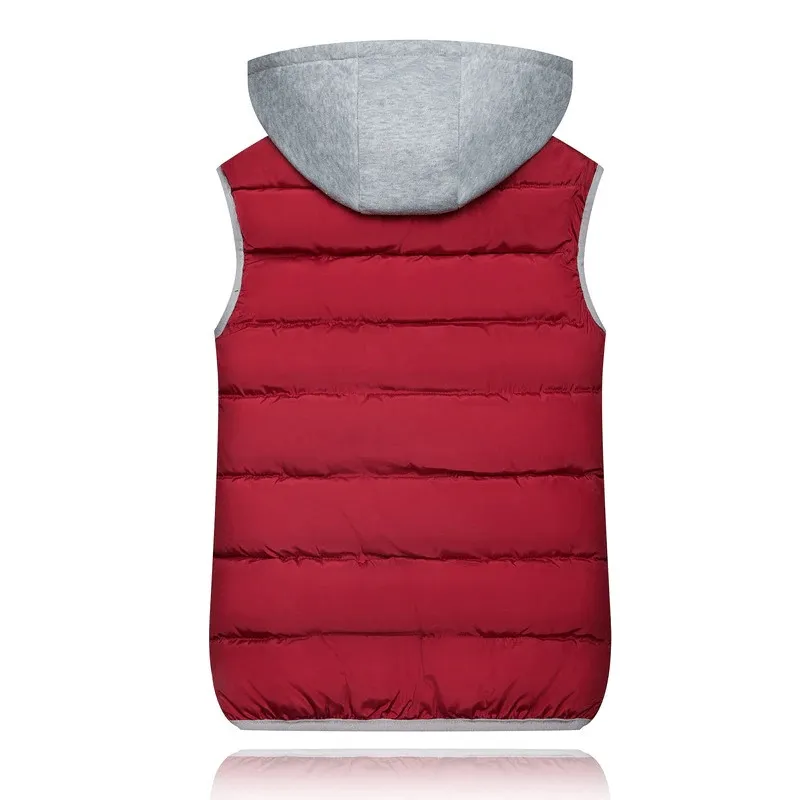 Women's Loose Slim Vest with Hood / Female Zipper Thick Warm Vest - SF0071