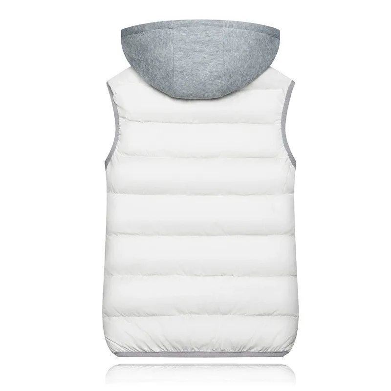 Women's Loose Slim Vest with Hood / Female Zipper Thick Warm Vest - SF0071